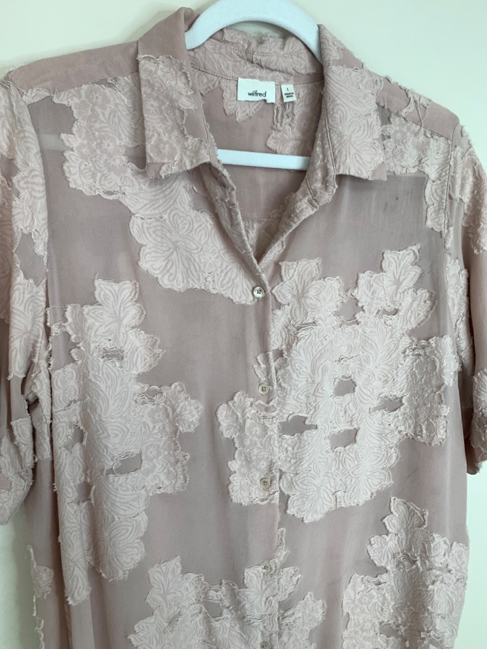 Aritzia Wilfred Floral Dress L - Picture 9 of 10
